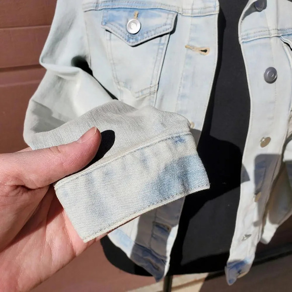 Time and Tru Women's Stretch Denim Jacket Size Small 4-6 - Picture 6 of 15